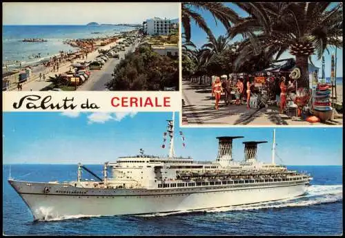 Cartoline Ceriale Çejâ Strandpromenade 1978