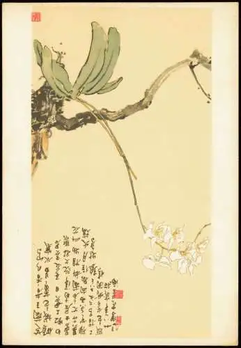Ansichtskarte  VANDA Asiatische Künstlerkarte 1980
