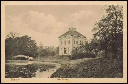 Ansichtskarte Dessau-Dessau-Roßlau Louisium. 1916