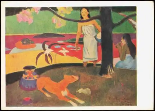 Künstlerkarte: Поль Гоген (1848-1903) Paul Gauguin Pastorales tahitiennes 1969