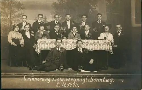 Ansichtskarte  Erinnerung an Sonntag. 1916  Foto: Vogel Gera