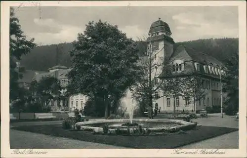 Postcard Bad Reinerz Duszniki-Zdrój Kurhaus 1928