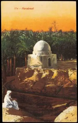 Ansichtskarte  Typen Islam Marabout (auch Marabou oder Marabut Africa 1914