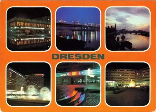 Dresden Restaurant "International",  Terrassenufer, Interhotel "Newa", 1988