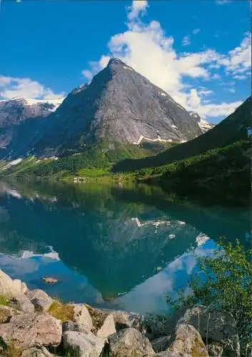 Norwegen Allgemein Norge Jølster, Kjøsnesfjorden mot Søgnesaud 2009