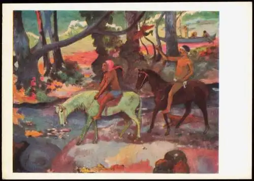 Künstlerkarte Künstler: Поль Гоген (1848-1903) Paul Gauguin Le gué 1969