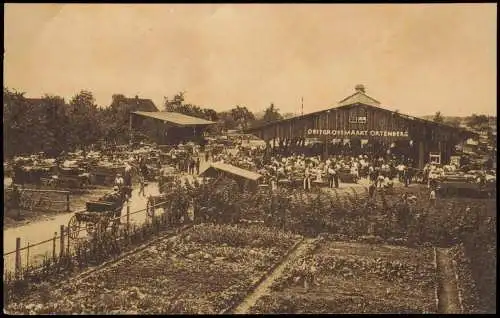 Ansichtskarte Ortenberg (Baden) Obstgroßmarkt 1934