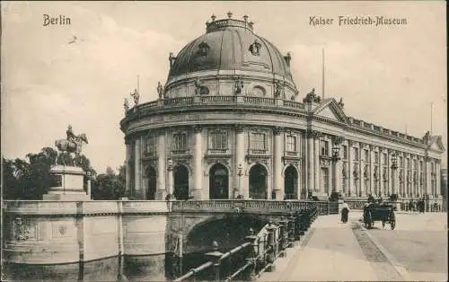 Ansichtskarte Berlin heutiges Bode-Museum, Kaiser-Friedrich-Museum 1908