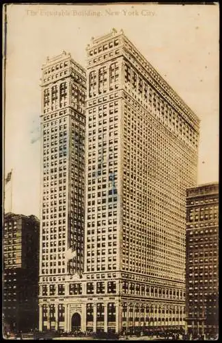Manhattan-New York City Hochhäuser Skyscraper The Equitable Building 1913