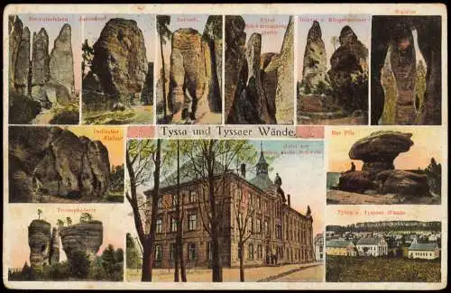 Postcard Tissa Tisá Hotel säch. Schweiz MB 1928