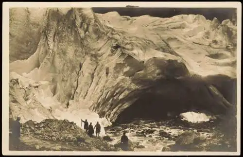 Postcard Briksdalsbre Brixdalsgletscher Bergsteiger Norge 1930