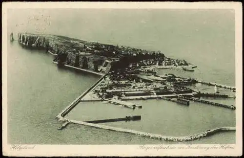 Ansichtskarte Helgoland (Insel) Luftbild 1926