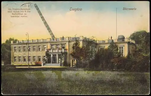 Ansichtskarte Treptow-Berlin Sternwarte 1916