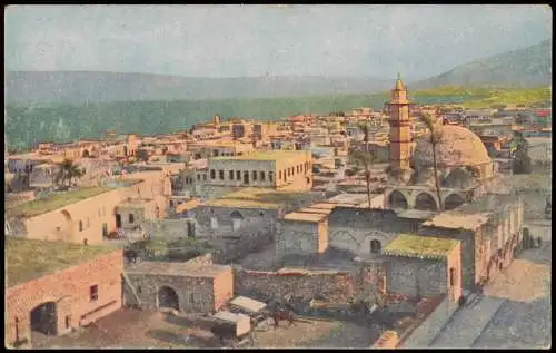 Tiberias ‏טבריה‎ Twerja ‏طبرية‎ Stadtblick 1914