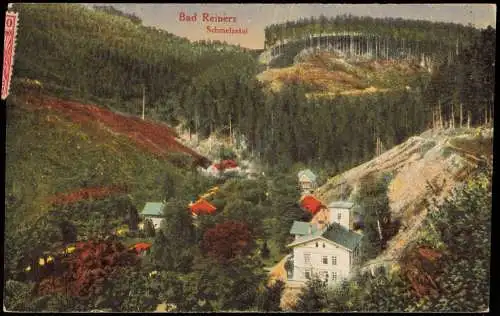 Postcard Bad Reinerz Duszniki-Zdrój Schmelzetal 1920