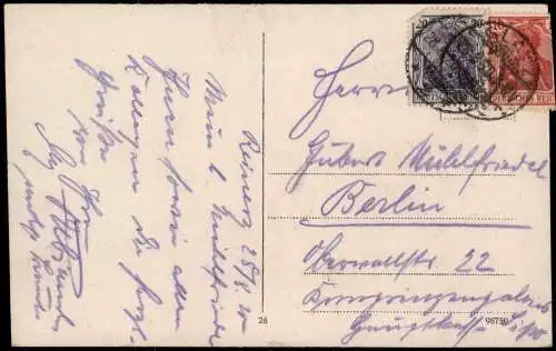 Postcard Bad Reinerz Duszniki-Zdrój Schmelzetal 1920