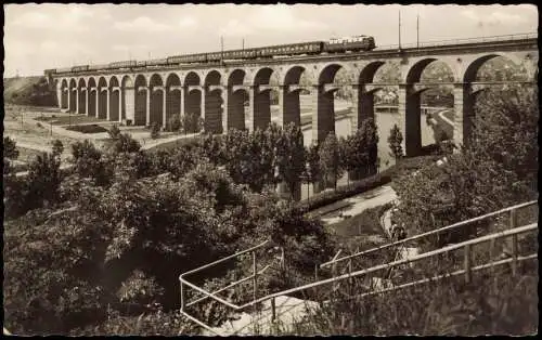 Ansichtskarte Bietigheim-Bietigheim-Bissingen Viadukt Eisenbahn 1963