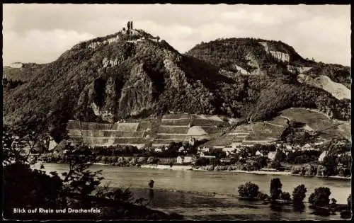 Ansichtskarte Königswinter Stadtblick 1963