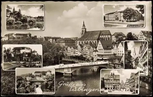 Ansichtskarte Tübingen Stadtteilansichten 1962