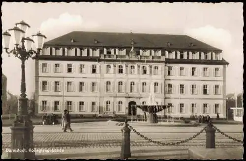 Ansichtskarte Darmstadt Kollegiengebäude 1955