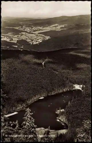 Bayerisch Eisenstein Gr. Arbersee 934 m mit Blick d. Seewand 1340 m 1963