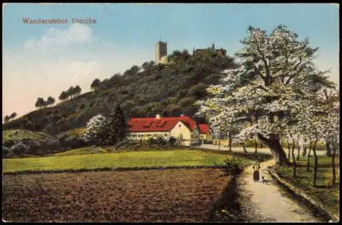 Ansichtskarte Wandersleben Wandersleber Gleiche Frühling 1914