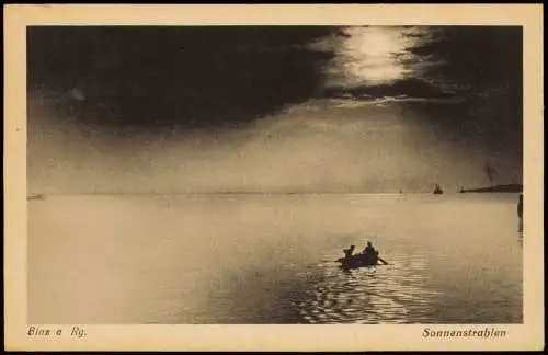 Ansichtskarte Binz (Rügen) Sonnenstrahlen 1927