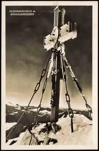 Ansichtskarte Zell am See GLOCKNERKREUZ m. GROSS VENEDIGER Stimmungsbild 1939