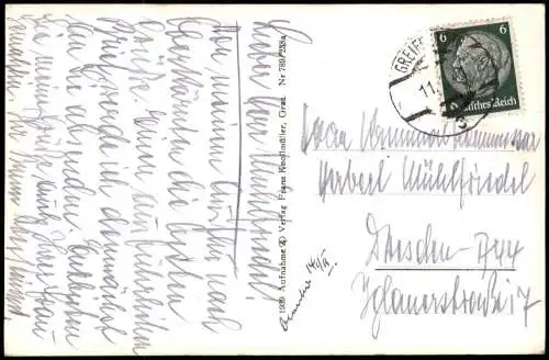 Ansichtskarte Zell am See GLOCKNERKREUZ m. GROSS VENEDIGER Stimmungsbild 1939