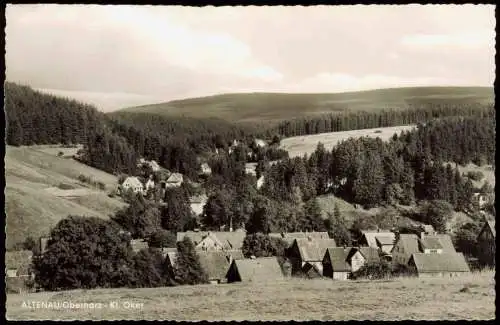 Ansichtskarte Altenau-Clausthal-Zellerfeld Klein Oker 1961