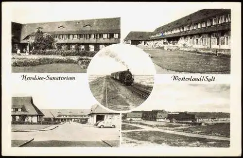 Ansichtskarte Westerland-Sylt Nordsee-Sanatorium Mehrbild Sylt 1961