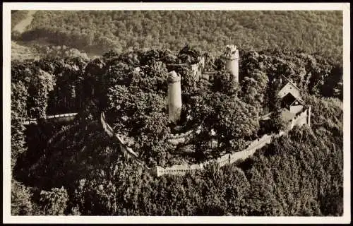 Ansichtskarte Auerbach (Bergstraße)-Bensheim Luftbild Schloß 1959