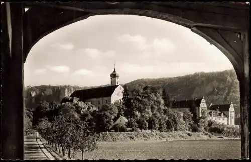 Ansichtskarte Beuron Benediktiner Kloster 1959