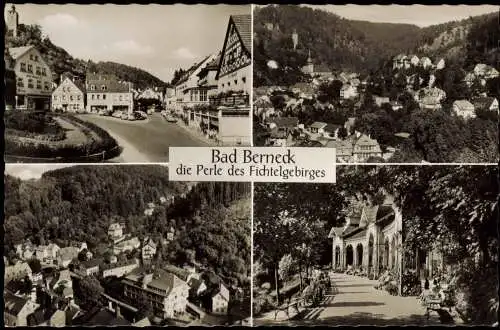 Ansichtskarte Berneck (Schwarzwald) 4 Bild Stadtpartien 1962