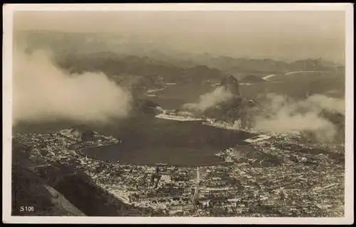 Postcard Rio de Janeiro Blick auf die Stadt 1938