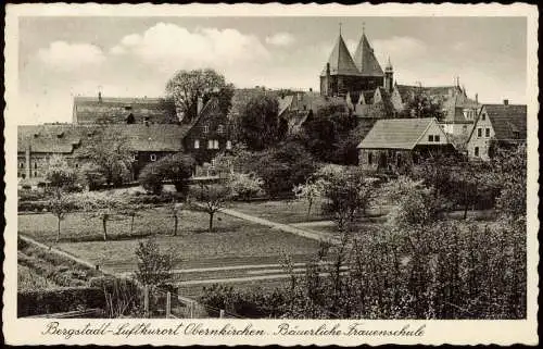 Ansichtskarte Obernkirchen (LK Schaumburg) Bäuerliche Frauenschule 1938