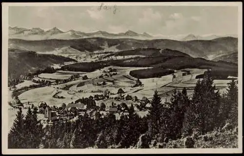 Ansichtskarte Saig Panorama-Ansicht, Fernansicht Schwarzwald 1955