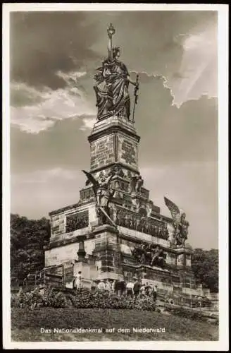 Rüdesheim (Rhein) Nationaldenkmal auf dem Niederwald (Rheingold-Serie) 1960