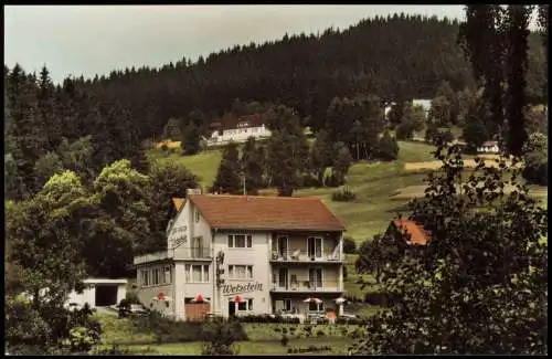 Warmensteinach Restaurant Café Pension Wetzstein im Fichtelgebirge 1960