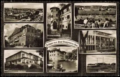 Ansichtskarte Bad Rappenau Mehrbildkarte mit Ortsansichten 1963