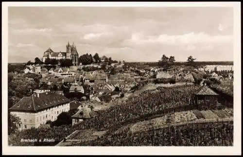 Ansichtskarte Breisach (Rhein) Panorama-Ansicht 1950