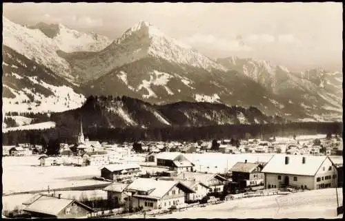 Ansichtskarte Fischen im Allgäu Panorama-Ansicht 1960