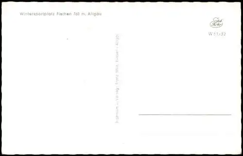 Ansichtskarte Fischen im Allgäu Panorama-Ansicht 1960