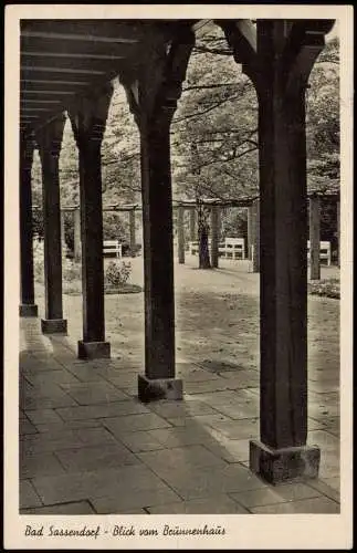 Ansichtskarte Bad Sassendorf Blick vom Brunnenhaus 1965