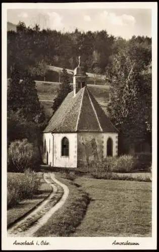 Ansichtskarte Amorbach Kirche Amorsbrunn 1960