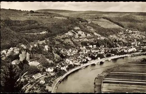 Ansichtskarte Neckarsteinach Panorama-Ansicht 1956