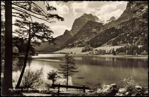 Ramsau bei Berchtesgaden Hintersee bei Berchtesgaden mit Reiteralpe 1968
