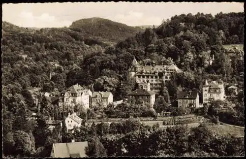 Ansichtskarte Bad Kissingen Panorama-Ansicht mit Kurheim "REGINA" 1955