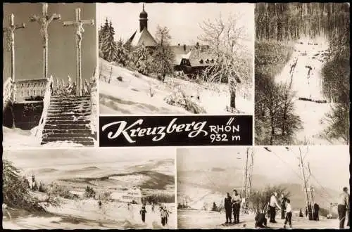 Rhön (Allgemein) Mehrbildkarte Kreuzberg Rhön (Allgemein) 1963