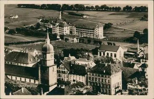 Ansichtskarte Saint-Imier Blick auf die Stadt Hotels 1931